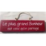 plaque de porte