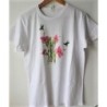 Tee-Shirt Colibris/Hibiscus