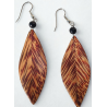Boucles feuille tropicale