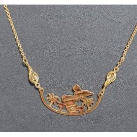 collier carte Guadeloupe