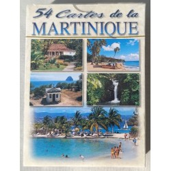 Jeu de 54 cartes paysages Martinique