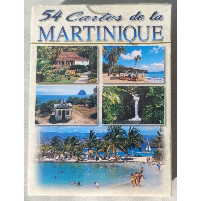 Jeu de 54 cartes paysages Martinique