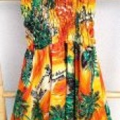 Robe tropicale 6/10 ans