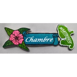 Plaque porte Chambre