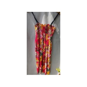Robe hibiscus orange