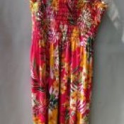 Robe  hibiscus orange