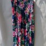 Robe hibiscus bleu