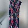 Robe hibiscus bleu