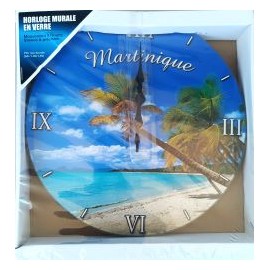 Horloge cocotier Martinique