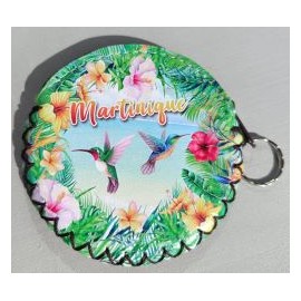 Porte-Monnaie Rond Colibri Martinique