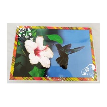 Set de table Martinique  colibri