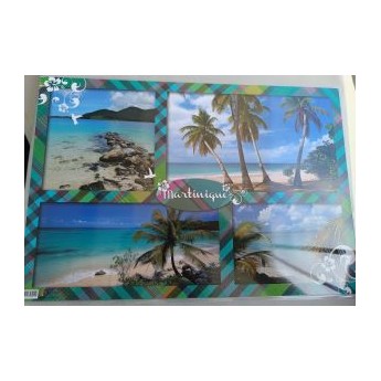 Set de table Martinique  carte