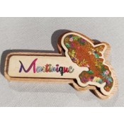 Magnet bois Carte Martinique