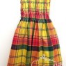 Robe Madras jaune