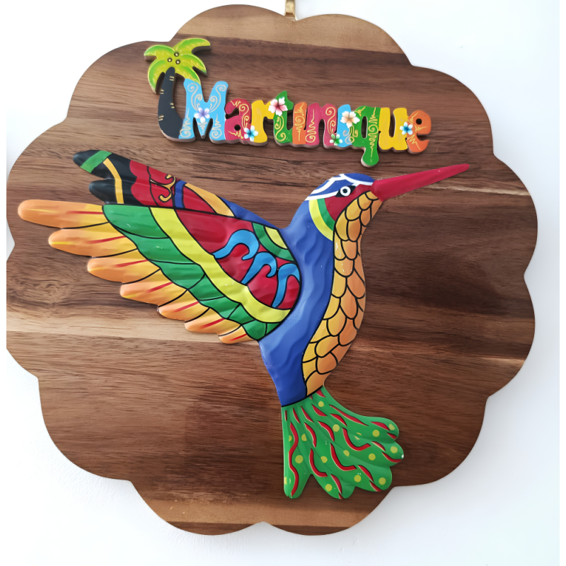 Décoration murale- Colibri Martinique