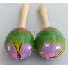 Maracas en bois