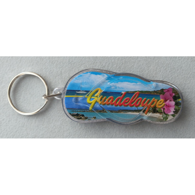 Porte- clés Tong Guadeloupe