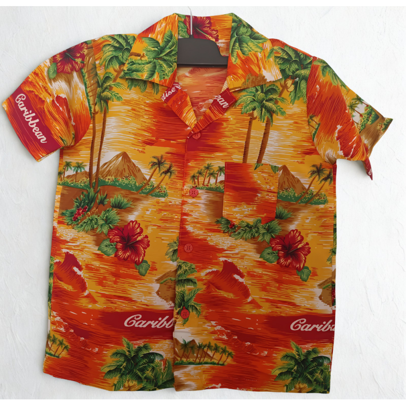 Ensemble Hawaïen orange