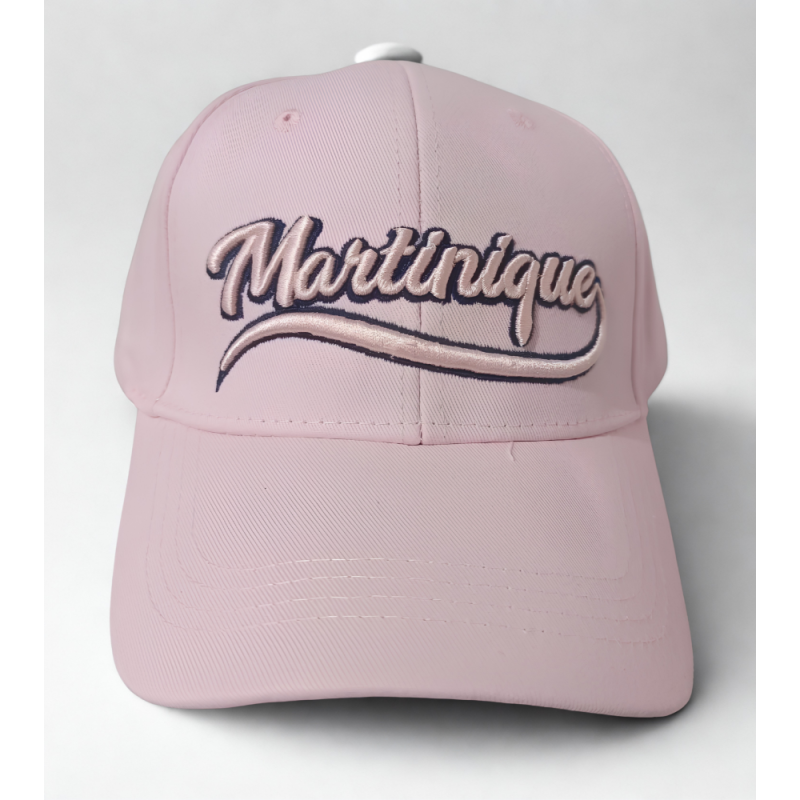 Casquette rose Martinique