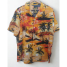 Chemise tropicale orange