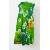 Robe tropicale  verte/ 10- 12 ans