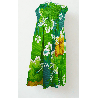 Robe tropicale  verte/ 10- 12 ans
