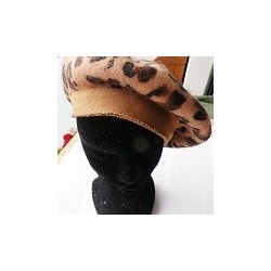 Béret motif Leopard M