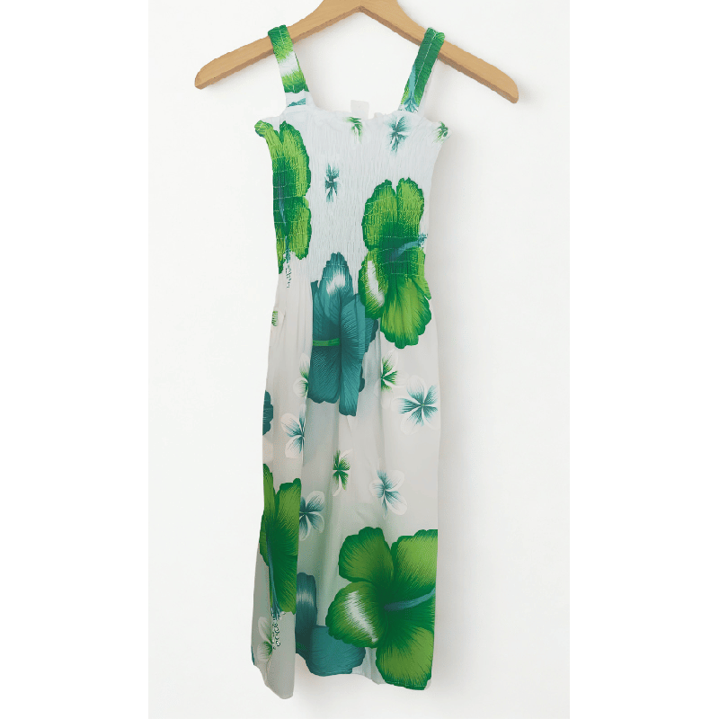 Robe imprimé floral vert