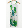 Robe imprimé floral vert