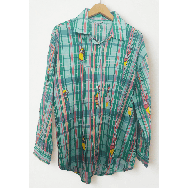 Chemise femme tropicale