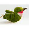 Peluche colibri vert