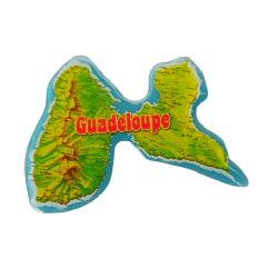 Magnet carte relief Guadeloupe