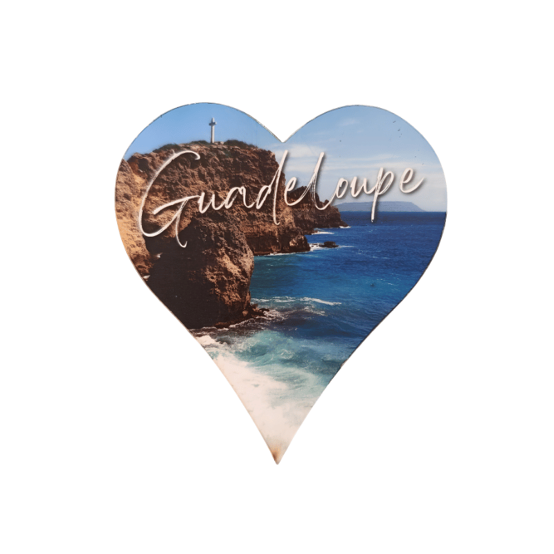 Magnet coeur Guadeloupe