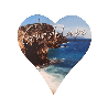 Magnet coeur Guadeloupe